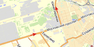 Автомобильная карта Ярославль